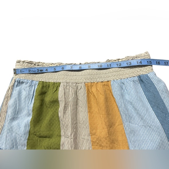 LC LAUREN CONRAD midi patchwork hippie  A line skirt size Large EUC - Picture 7 of 7